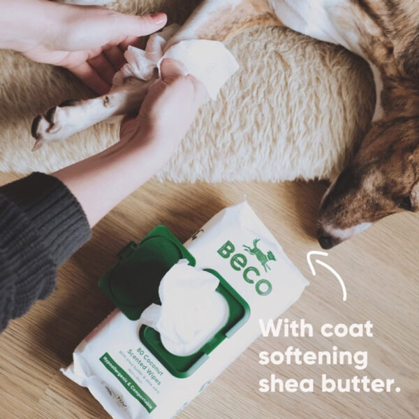 Beco Dog Wipes Coconut - Image 3