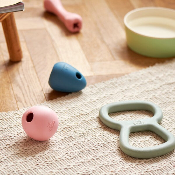 Beco Natural Rubber Wobble Ball Toy Pink - Image 4