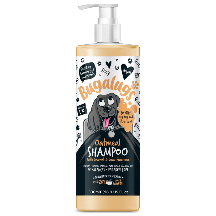 Bugalugs Pet Shampoo Oatmeal with Coconut & Lime 500ml