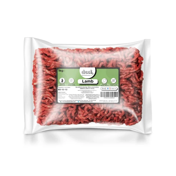 Drool Lamb Freeflow Mince 1kg