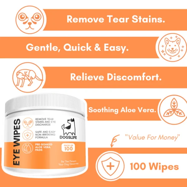 Our Dogs Life Eye Cleaning Wipes for Dogs - Image 3