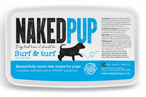 Naked Pup Surf & Turf (2x500g)