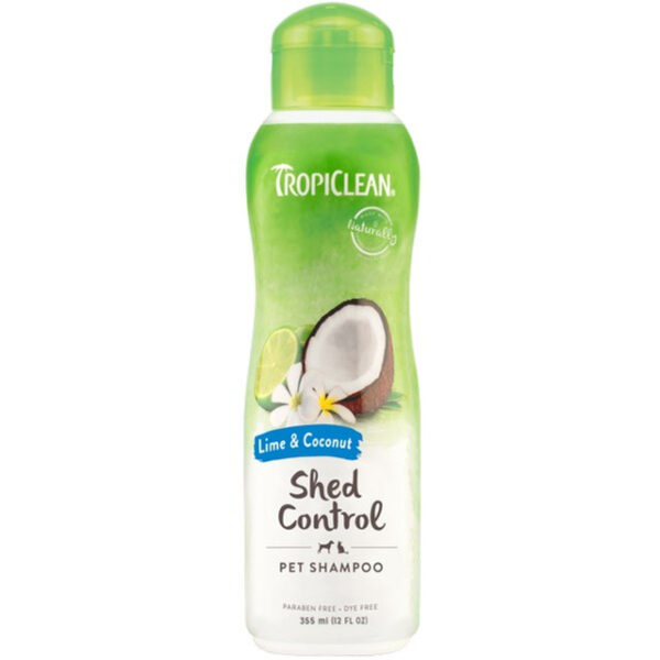 Tropiclean Shed Control Lime & Coconut Shampoo 355ml