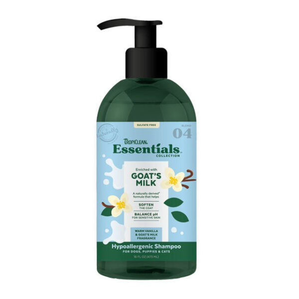 Tropiclean Goats Milk Shampoo