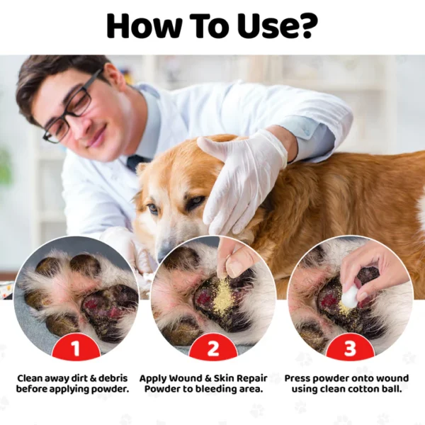 OurDogsLife Wound & Skin Repair Powder for Dogs - Image 3